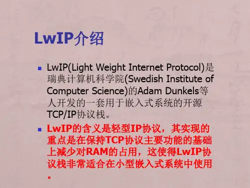 第九章 LwIP及其网络编程应用实例
