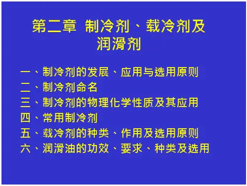 制冷剂课件