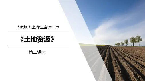 八上第三章第二节《土地资源》课件(第2课时)