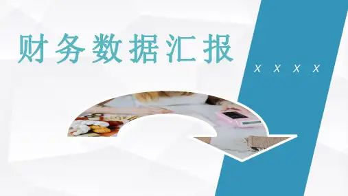集团财务部门年度财务数据总结汇报公司员工年终工作总结PPT模板