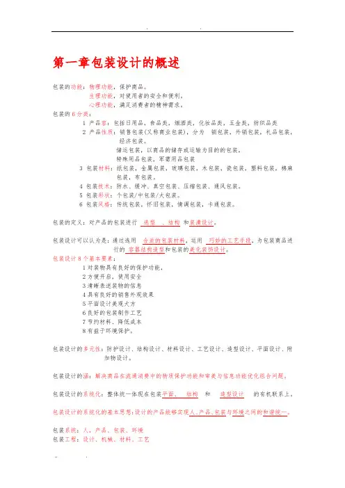 包装设计说明