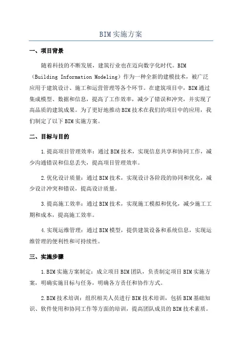 BIM实施方案