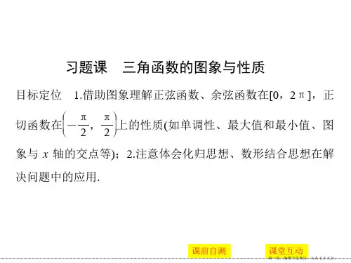 创新设计-学业水平考试2016-2017高中数学必修四课件 第一章 三角函数 1.6 习题课