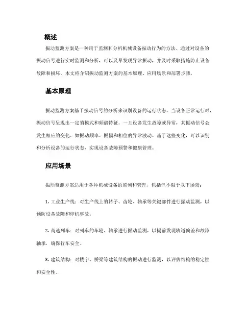 振动监测方案