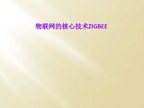 物联网的核心技术ZIGBEE