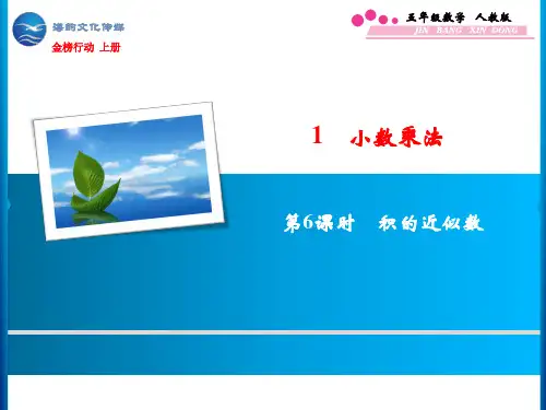 1 第6课时 积的近似数