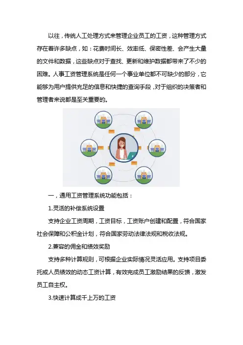 通用工资管理系统功能