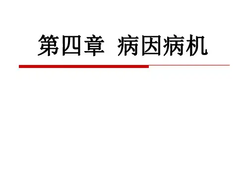 中医学教学课件：第四章 病因病机