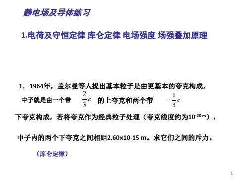 《静电场及导体》PPT课件