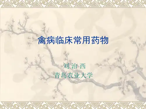 禽病临床常用药