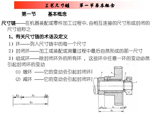 机械制造工艺学工艺尺寸链ppt课件