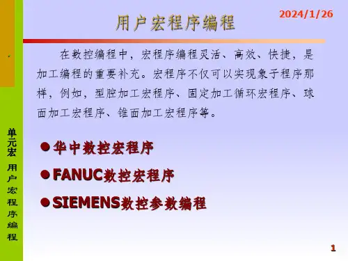 数控加工之宏程序编程PPT课件
