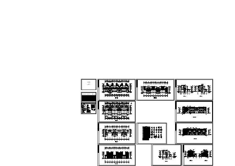 玉泉馨园别墅施工图（含施工图纸总目录）