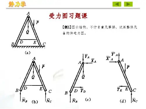 机械基础受力分析习题