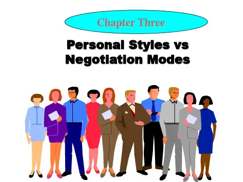 3.negotiation styles