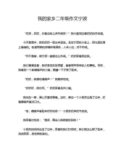 我的家乡二年级作文宁波