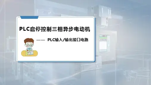 《PLC应用技术》课件——2.2 PLC输入输出接口电路