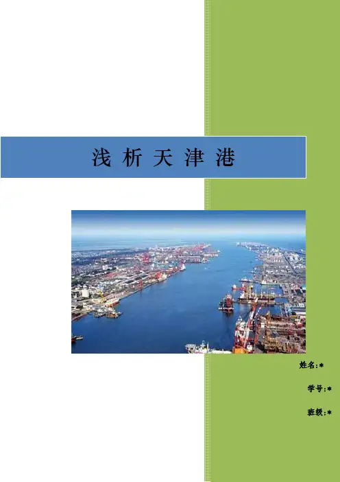 浅析天津港资料