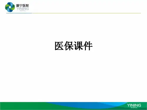 医保ppt课件