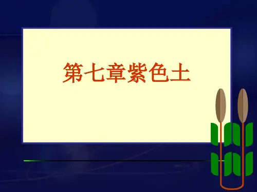 第七章紫色土土壤学课件
