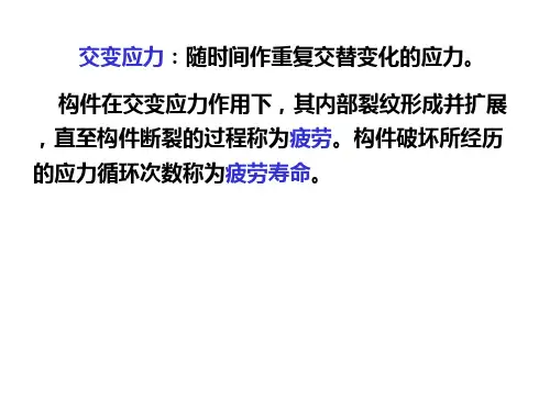 动荷载交变应力