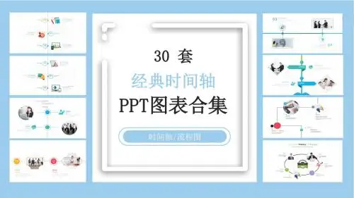 30套经典时间轴PPT图表合集