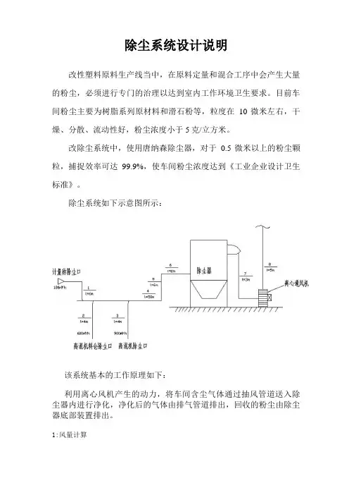车间除尘设计计算