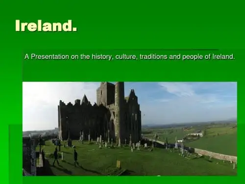 irelandpresentation爱尔兰介绍英文课件
