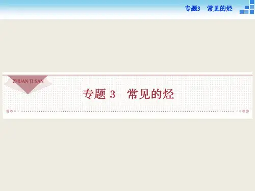 (苏教)高二化学选修5专题3第一单元脂肪烃课件