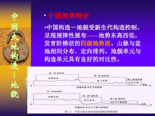 中国大地构造地貌ppt课件