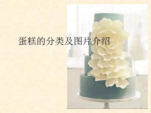 蛋糕的分类及图片介绍ppt课件