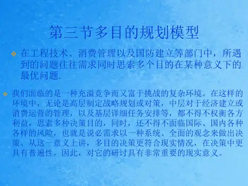 《多目标优化》ppt课件