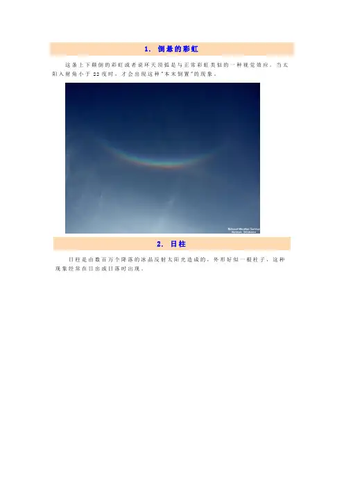 天空九大奇观