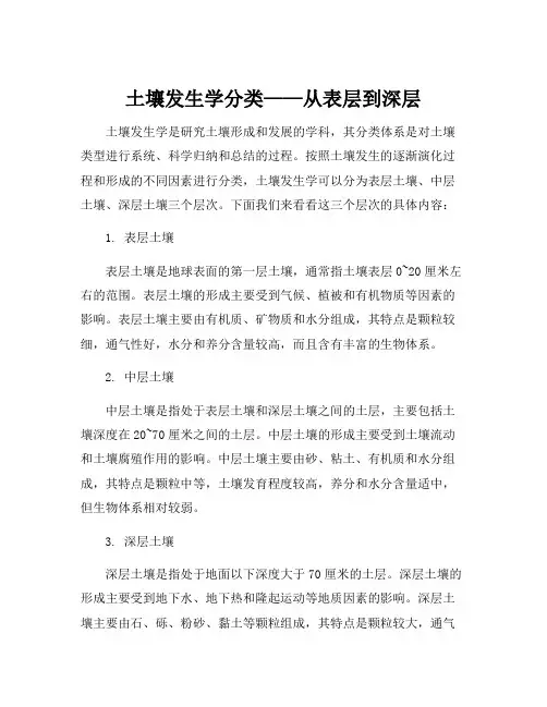 土壤发生学分类