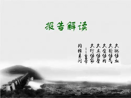 中医经络仪报告解读内容多