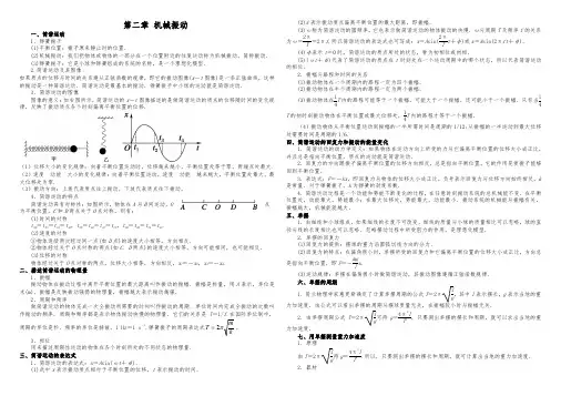 机械振动-机械波-光-知识点--2021-2022学年高二上学期物理人教版(2019)