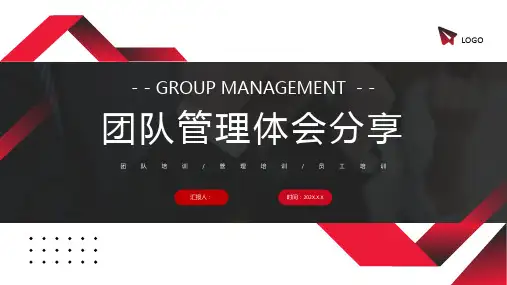 团队管理培训PPT课件可编辑全文