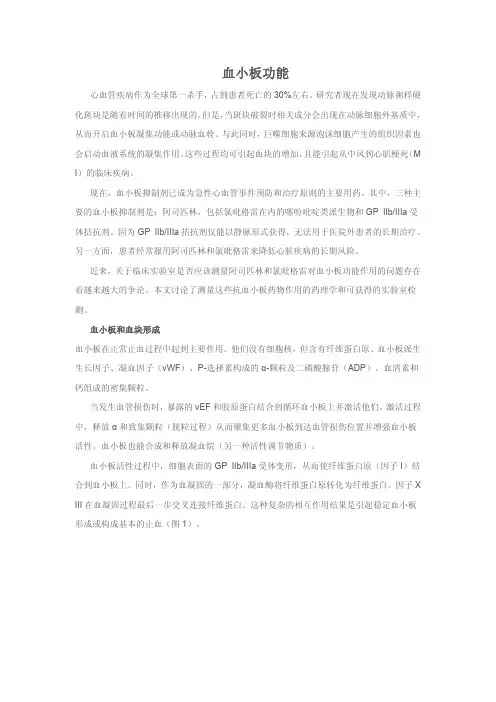 血小板功能