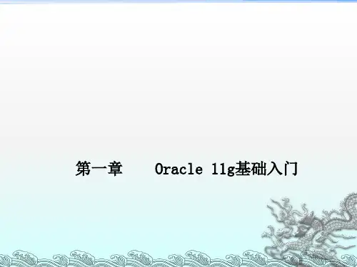 Oracle11g基础入门理论