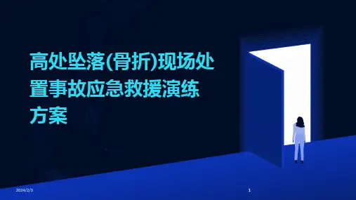 2024版年度高处坠落(骨折)现场处置事故应急救援演练方案