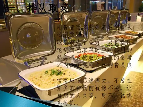 自助餐礼仪PPT课件