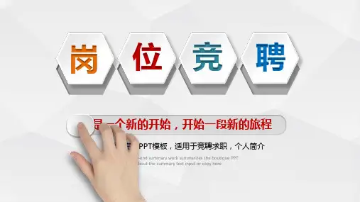 责任组长竞聘演讲(共篇)PPT精选全文