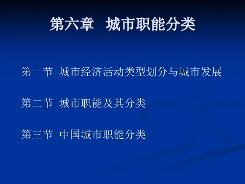 城市地理学第6章