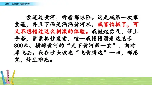 【公开课】四年级下册语文课件 习作：神奇的探险之旅_21-25