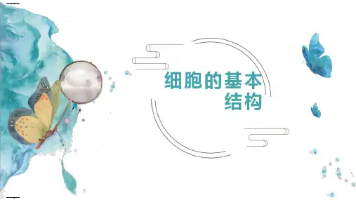 《细胞的基本结构》教学课件1