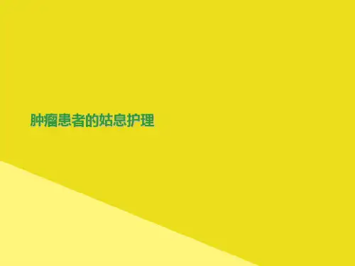 肿瘤患者的姑息护理PPT资料(正式版)
