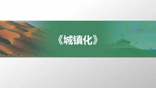 人教版高中地理必修二《城镇化》乡村和城镇PPT课件