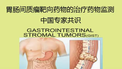 胃肠间质瘤靶向药物的治疗药物监测中国专家共识完整版