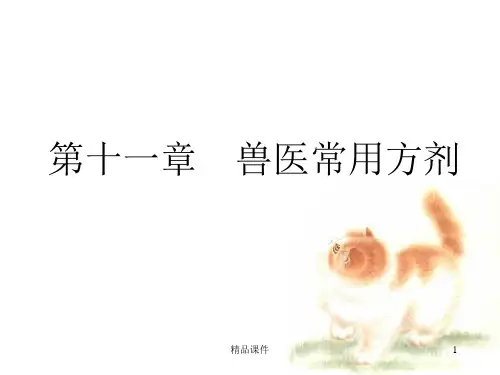 兽医常用方剂
