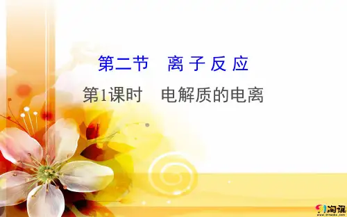 课件3：1.2.1电解质的电离